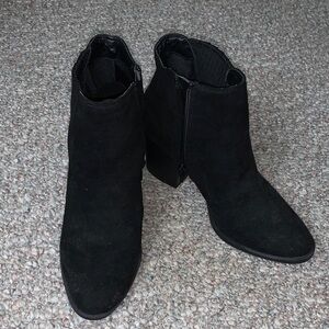 LC Lauren Conrad Black Ankle Booties